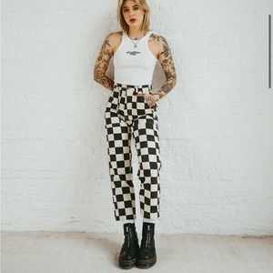 P&co size UK6 checkered pants